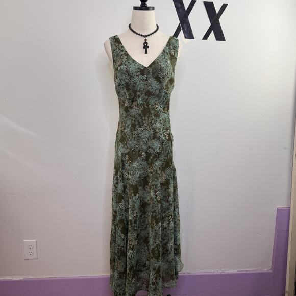 Evan Picone Dresses & Skirts - Vintage Y2K Evan Picone Asymmetric Floral Maxi Dress Fairy Ethereal 12